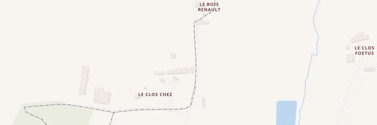 Plan du 8 Le Clos chez à Miniac-sous-Bécherel