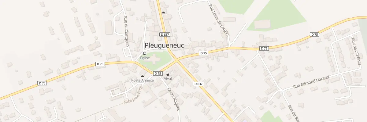 Plan du 1B Rue de Rennes à Pleugueneuc