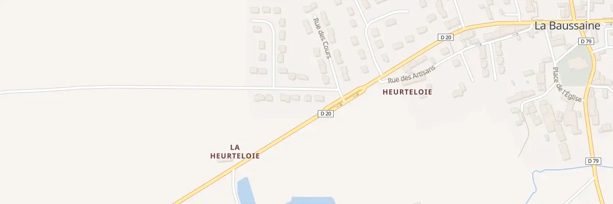 Plan du 3 Les Coteaux de Heurteloie à La Baussaine
