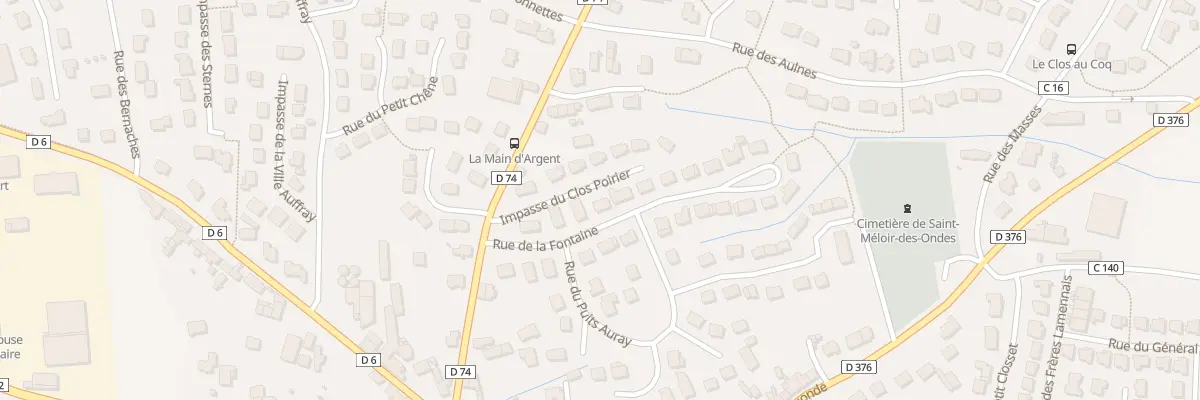 Plan du 4 Rue de la Fontaine à Saint-Méloir-des-Ondes