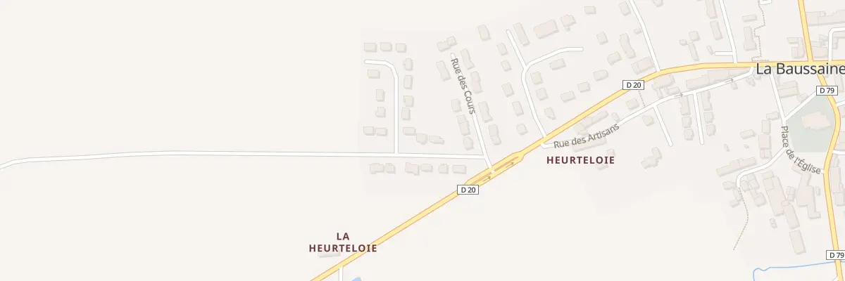 Plan du 9002 Les Coteaux de Heurteloie à La Baussaine