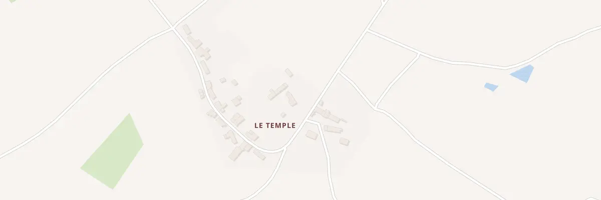 Plan du 2 Le Temple à Saint-Hilaire-de-Chaléons