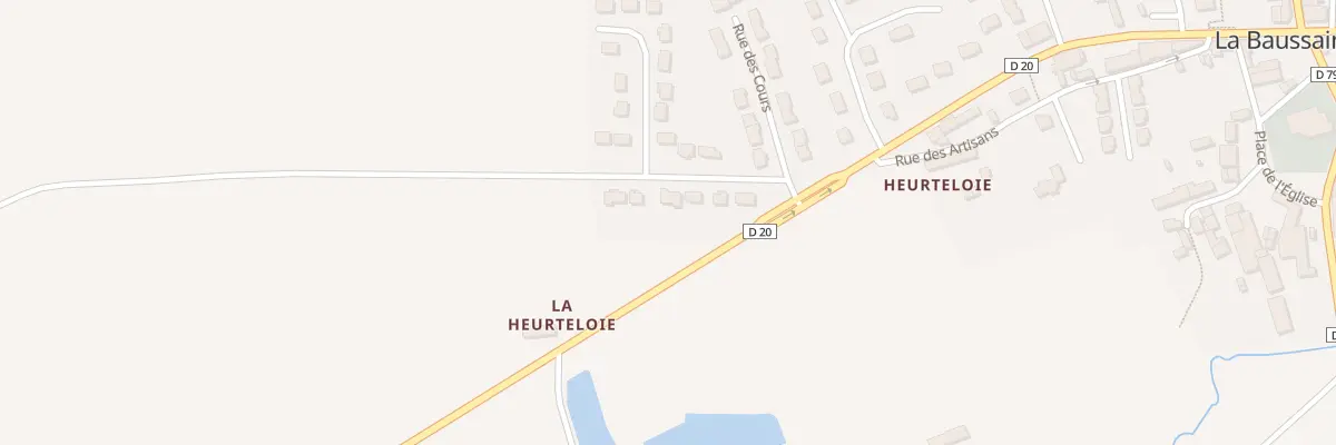 Plan du 7 Les Coteaux de Heurteloie à La Baussaine