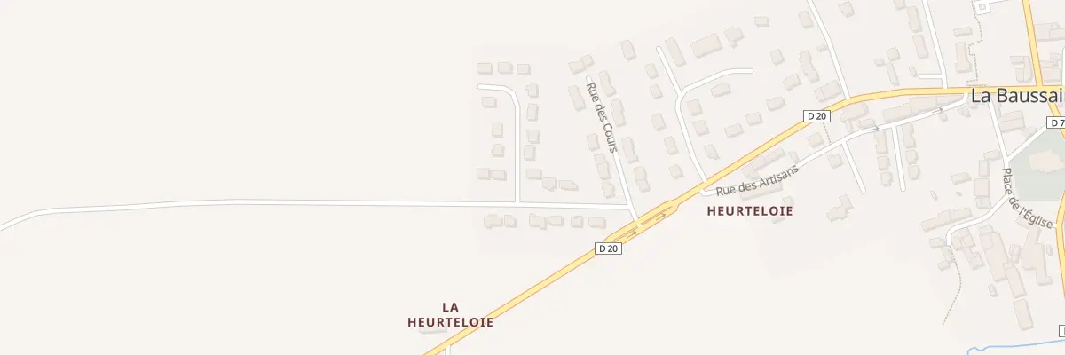 Plan du 6 Les Coteaux de Heurteloie à La Baussaine