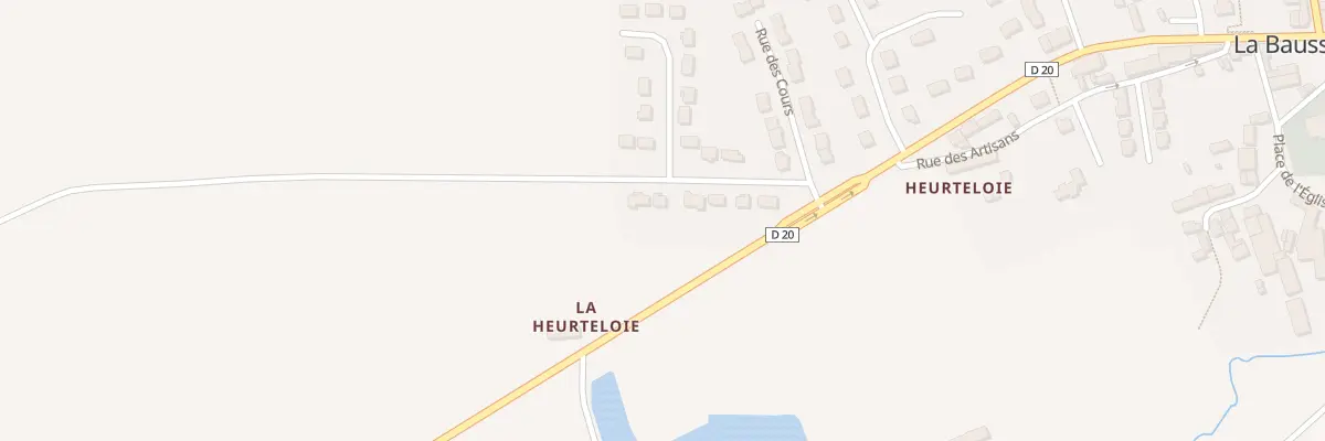 Plan du 9 Les Coteaux de Heurteloie à La Baussaine
