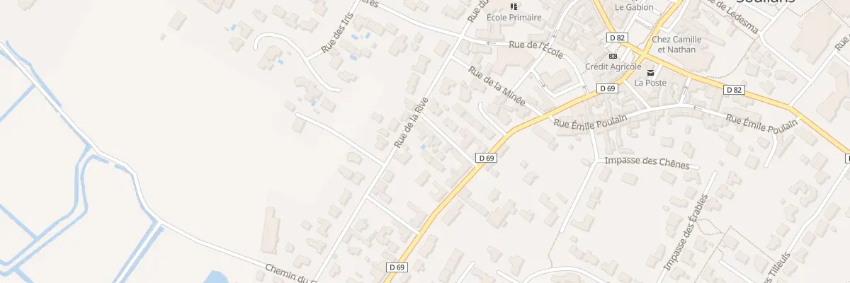 Plan du 3 Rue badreau à Soullans