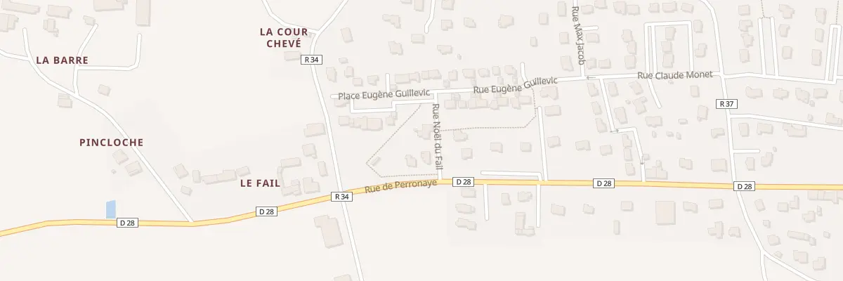 Plan du 6 Rue Noël du Fail à Romillé