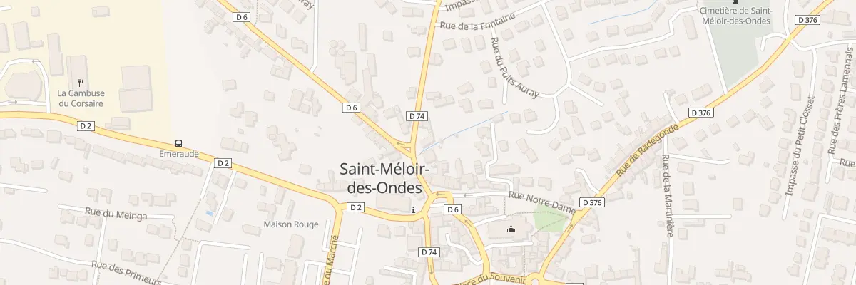 Plan du 2 Rue de la Main d’Argent à Saint-Méloir-des-Ondes
