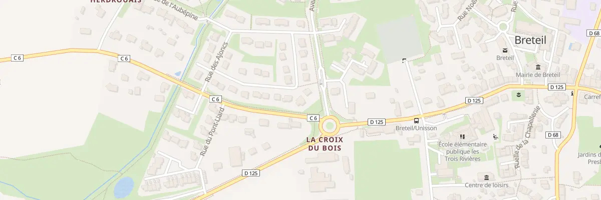 Plan du 12 Rue des Bruyères à Breteil