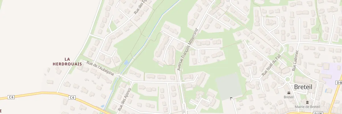 Plan du 6C Rue des Genêts à Breteil