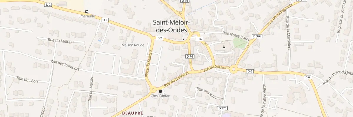 Plan du 14 Crs des Égarés à Saint-Méloir-des-Ondes