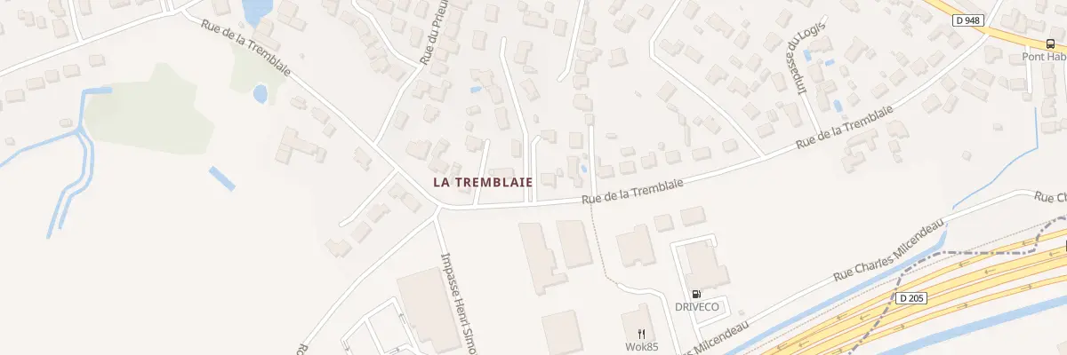Plan du 32 Rue de la tremblaie à Sallertaine