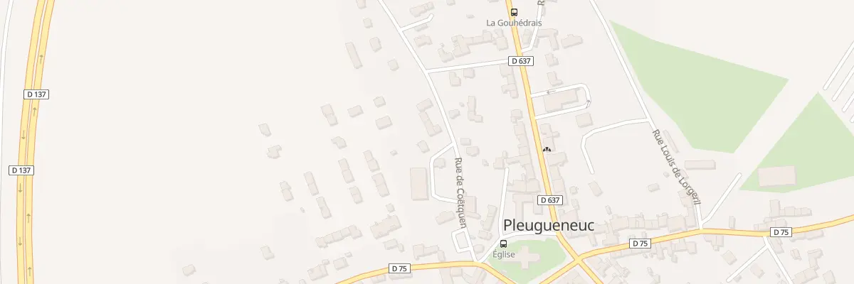 Plan du 5 Rue de Coëtquen à Pleugueneuc