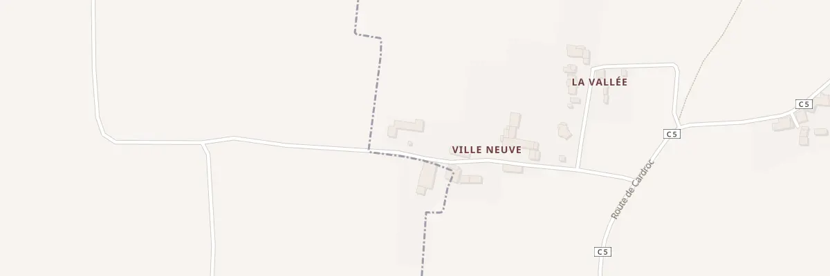 Plan du 5167 Ville Neuve à Cardroc