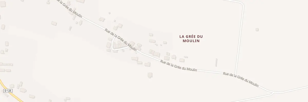 Plan du 39 Rue de la Grée du Moulin à Massérac