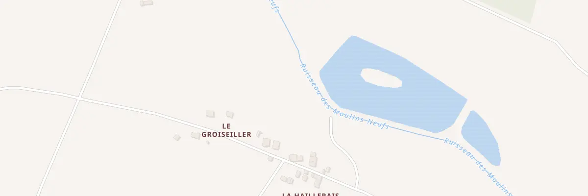 Plan du 6102 La Haillerais à La Chapelle-de-Brain