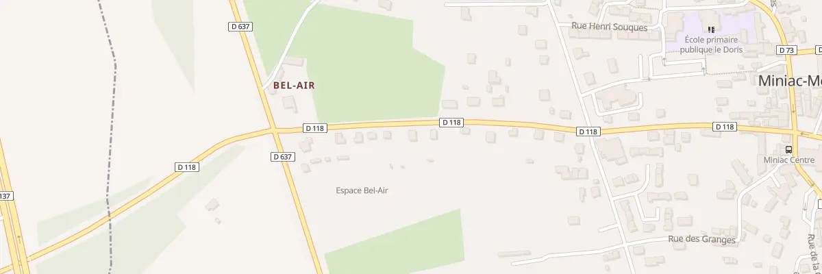 Plan du 31 Rue du General de Gaulle à Miniac-Morvan