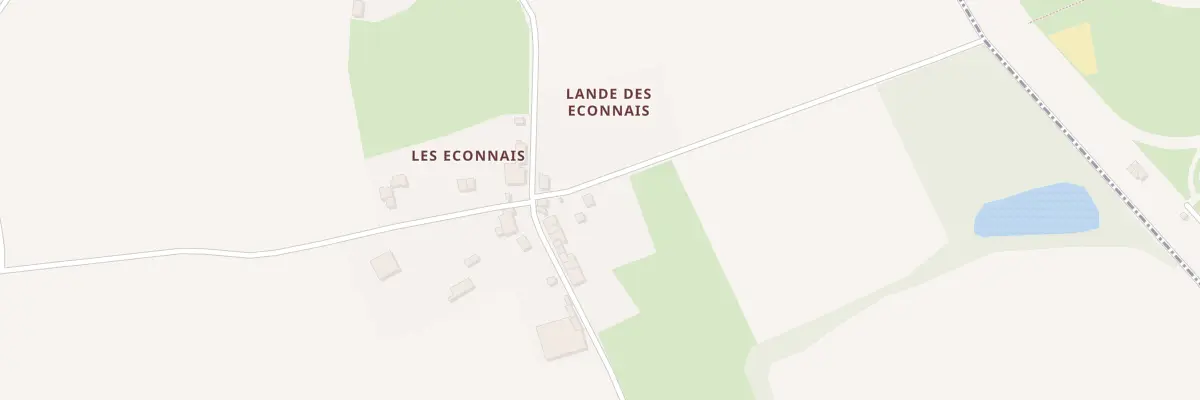 Plan du 12 Les Econnais à Lieuron