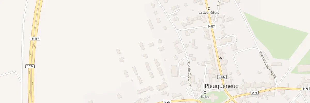 Plan du 1 Imp de la Blanche Hermine à Pleugueneuc