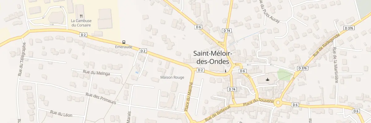 Plan du 12 Rue d’Émeraude à Saint-Méloir-des-Ondes