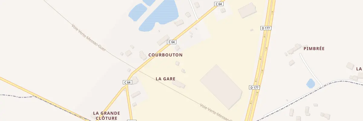 Plan du 14 Courbouton à Lieuron