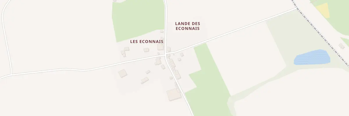 Plan du 8 Les Econnais à Lieuron