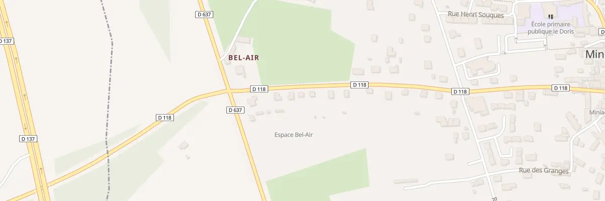 Plan du 35 Rue du General de Gaulle à Miniac-Morvan
