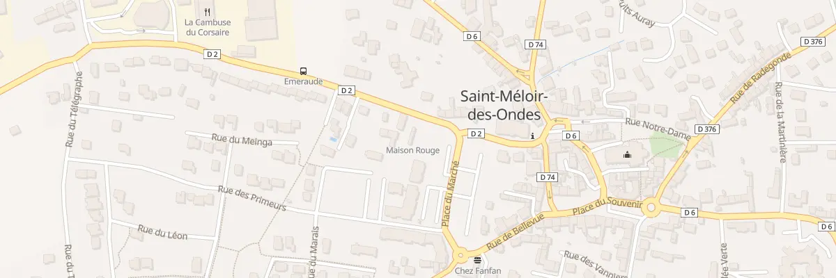 Plan du 3 Pl Marché au Cadran à Saint-Méloir-des-Ondes