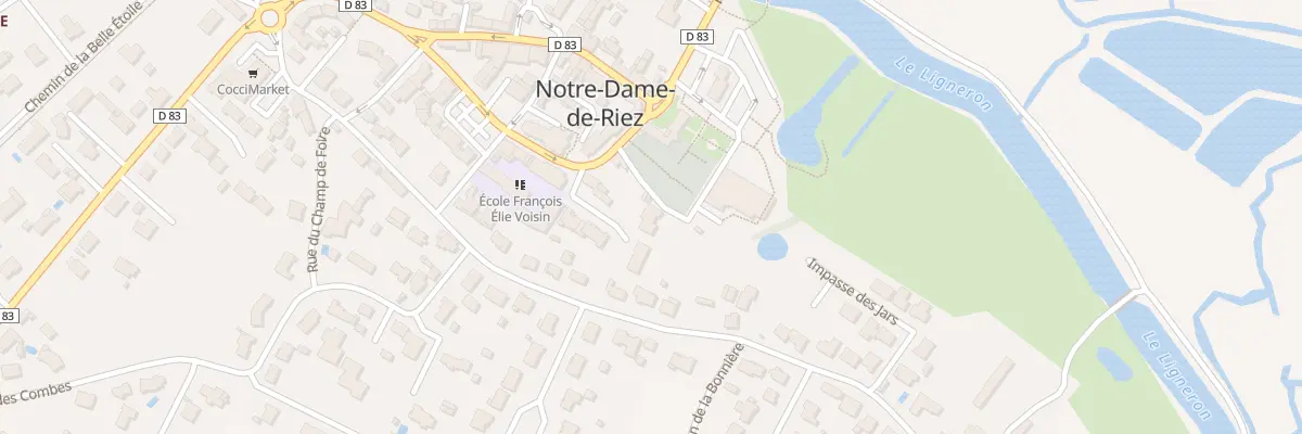 Plan du 12 Rue des forges à Notre-Dame-de-Riez