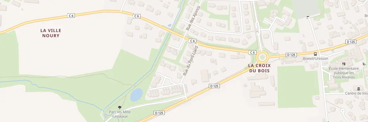 Plan du 5 Rue du Pont Liard à Breteil