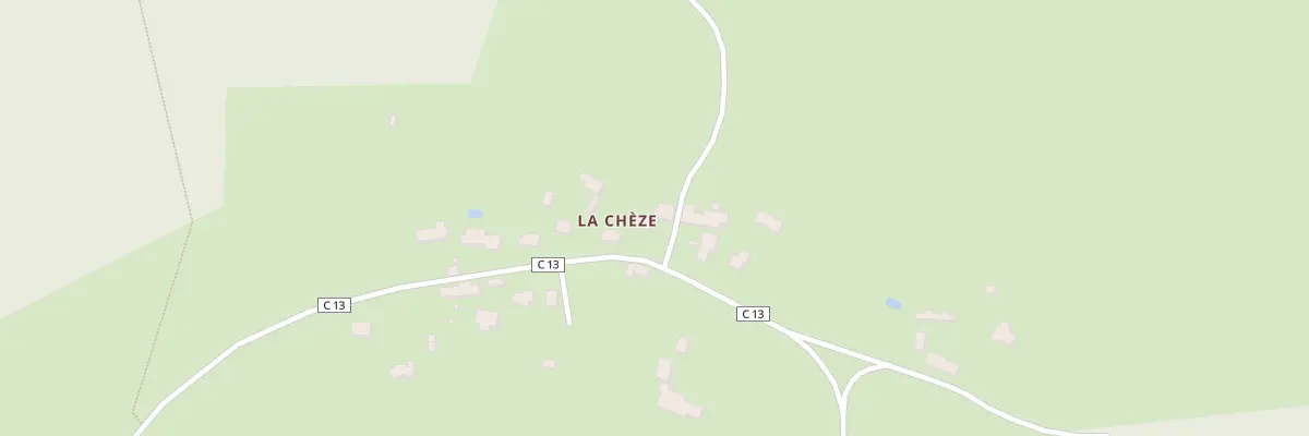 Plan du 5231 La Chèze à Baulon