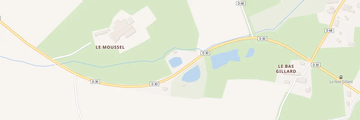 Plan du 5342 Le Moussel à Breteil