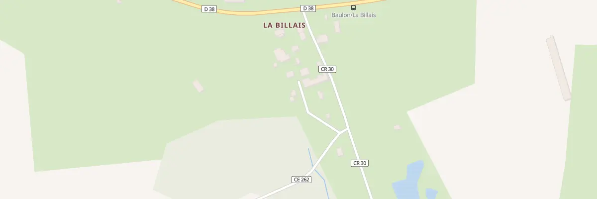 Plan du 5885 La Billiais à Baulon