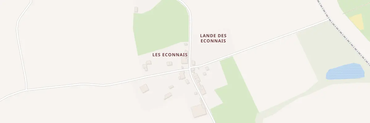 Plan du 15 Les Econnais à Lieuron