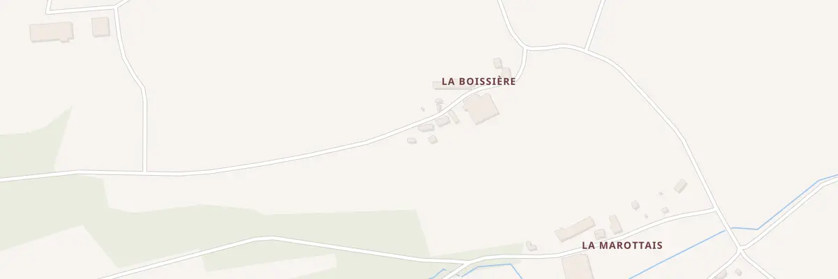 Plan du 2 La Boissiere à Avessac