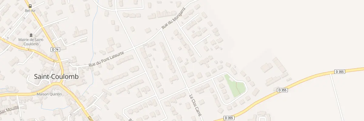 Plan du 5862 Le Clos Carre à Saint-Coulomb