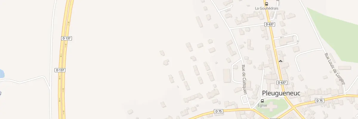 Plan du 12 Rue Alain Colas à Pleugueneuc