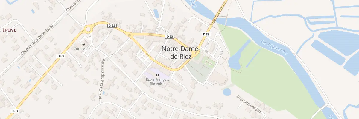 Plan du 5 Rue des forges à Notre-Dame-de-Riez