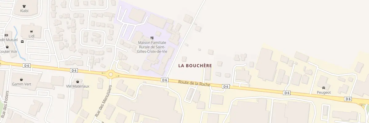 Plan du 2 Rue André Malraux à Saint-Gilles-Croix-de-Vie