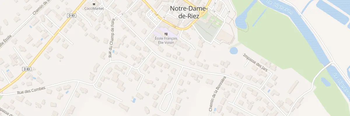 Plan du 9 Rue de saulnay à Notre-Dame-de-Riez