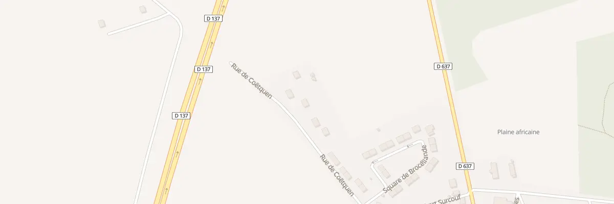 Plan du 34 Rue de Coëtquen à Pleugueneuc