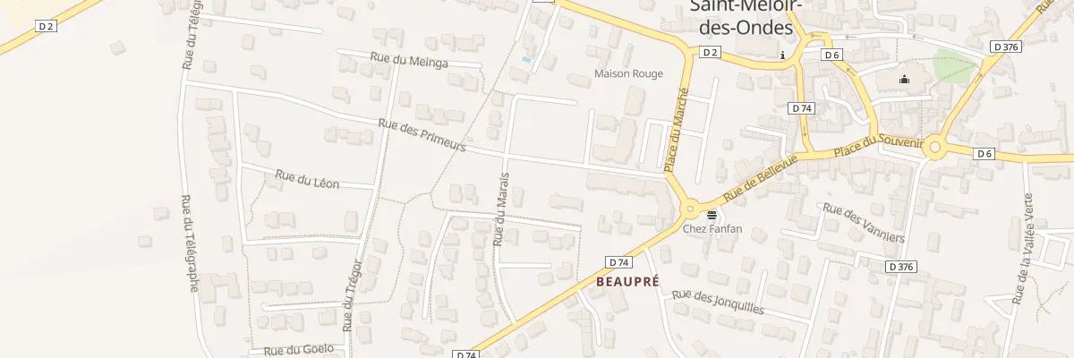 Plan du 19 Rue des Primeurs à Saint-Méloir-des-Ondes