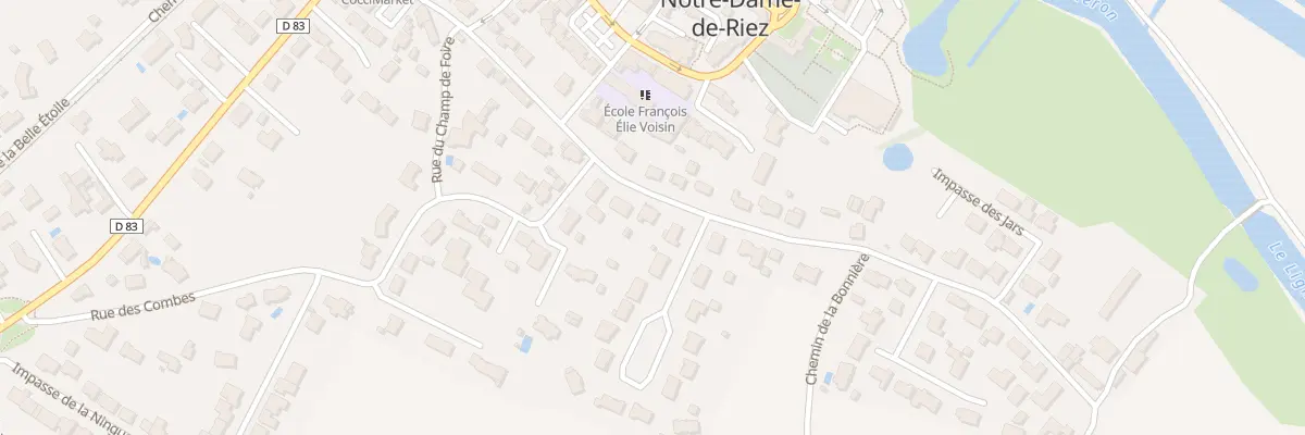 Plan du 4 Rue de saulnay à Notre-Dame-de-Riez