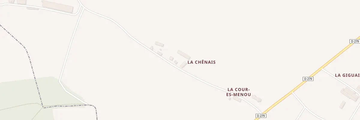 Plan du 5121 La Chesnaie à La Baussaine