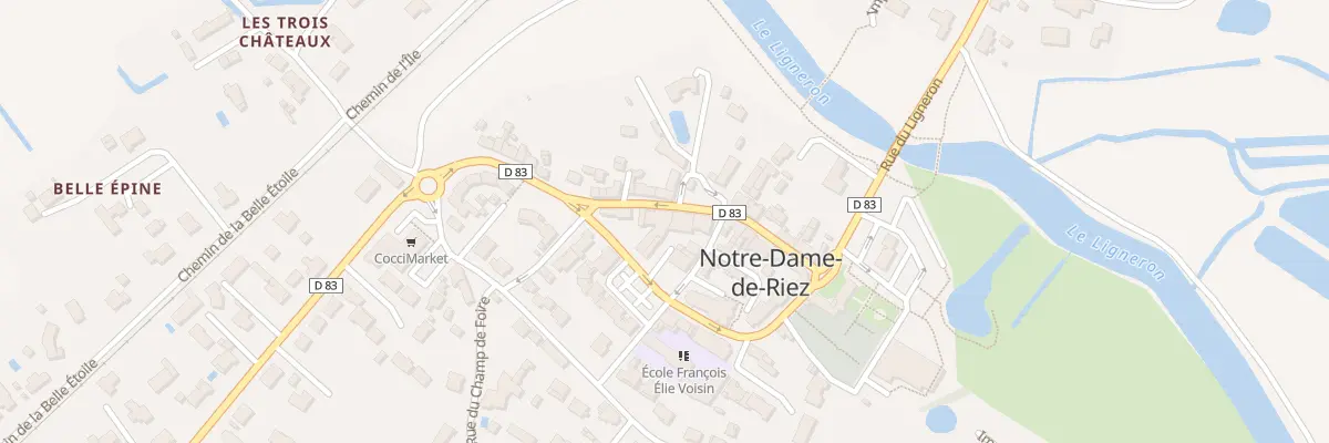 Plan du 17A Rue du Huit Mai 1945 à Notre-Dame-de-Riez