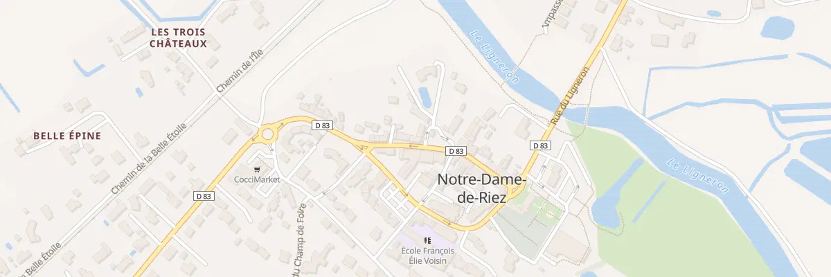 Plan du 14 Rue du Huit Mai 1945 à Notre-Dame-de-Riez