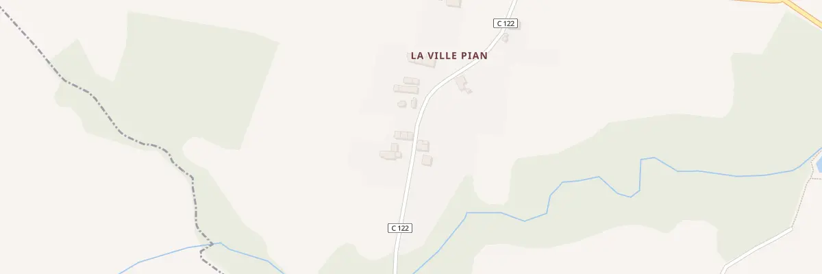 Plan du 5218 La Ville Pian à Cardroc