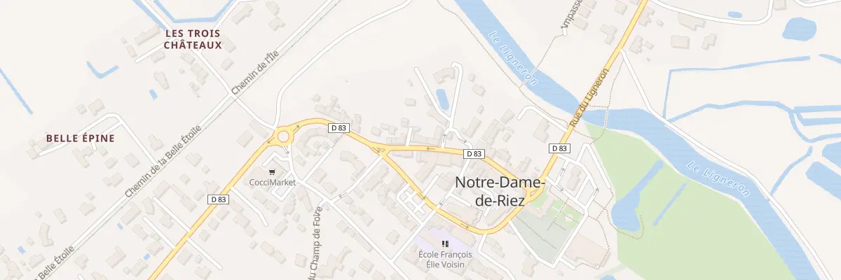 Plan du 16 Rue du Huit Mai 1945 à Notre-Dame-de-Riez