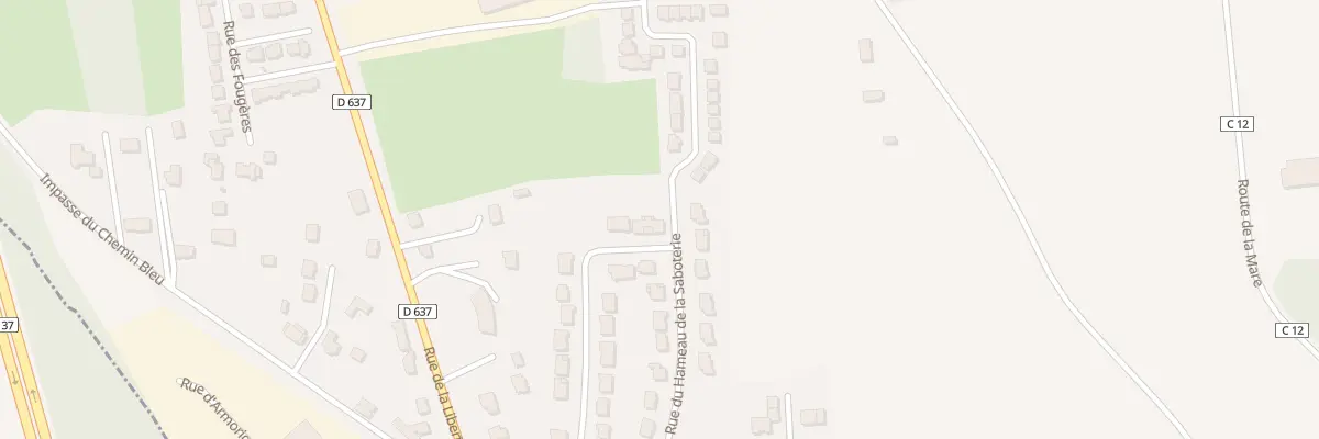 Plan du 9014 Rue du Hameau de la Saboterie à Miniac-Morvan