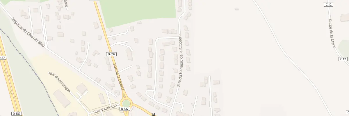 Plan du 11B Rue du Hameau de la Saboterie à Miniac-Morvan